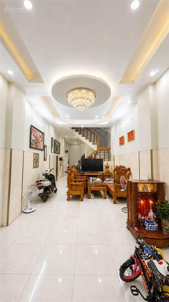 Bán nhà hẻm nhựa 6m gần chợ gò xoài, 70m2, 4 tầng, nhà mới nhỉnh 8 tỷ