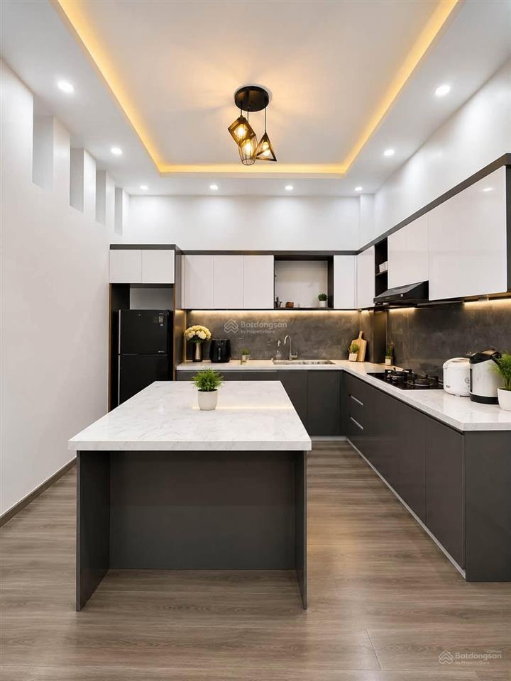 Giáp aeon tân phú  gần chợ gò xoài  hẻm tải  nhà đẹp 3 tầng 75m ngang 5 chỉ 6.x