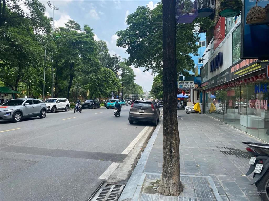 Mặt phố thanh nhàn view công viên vỉa hè rộng