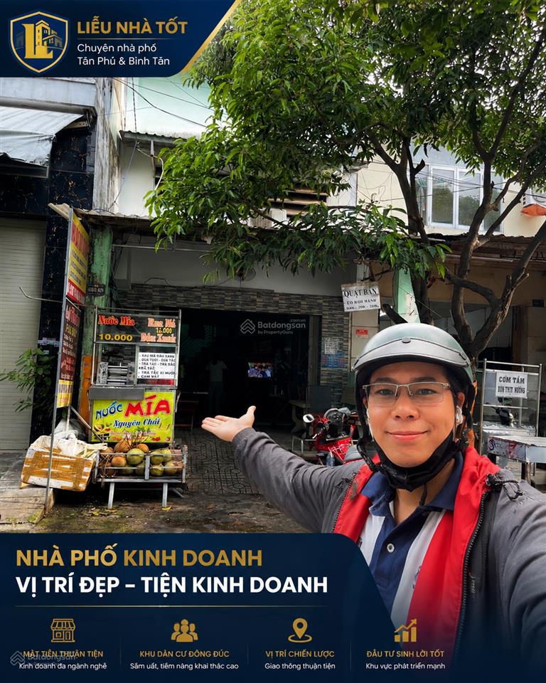 Bán nhà mặt tiền kd hẻm 8m tân kỳ tân quý, bình hưng hòa cn 57,2 m²  ngang 4,2m giá 5,85 t.ỷ