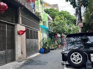 Hẻm nhựa 2 oto tránh ngay rạch xuyên tâm ngang 6m không lộ giới bùi đình túy