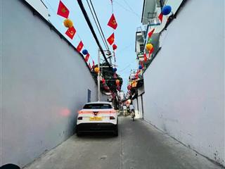 Bán nhà shr q7, căn góc 2 mặt hẻm htp thông hẻm bvb, dt 4x7,tk 1 lầu giá  3ty790 tl,hỗ trợ bank