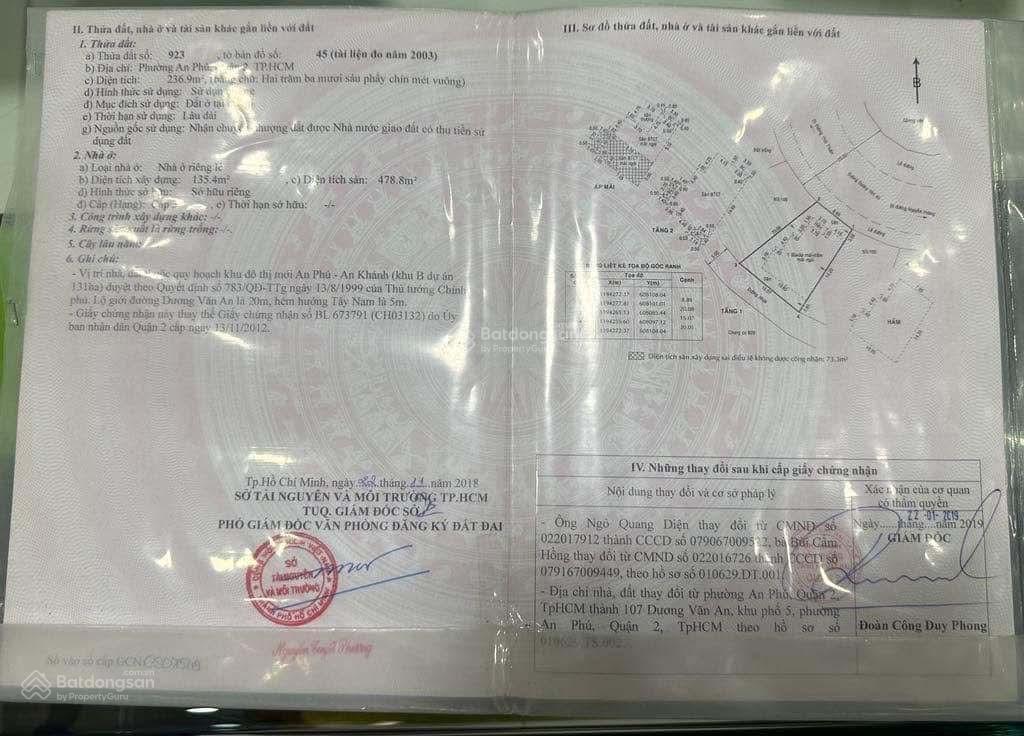 Bán biệt thự an phú  an khánh, 60 tỷ vnd, 237m2, 5pn, 5wc, chỉ với giá ưu đãi