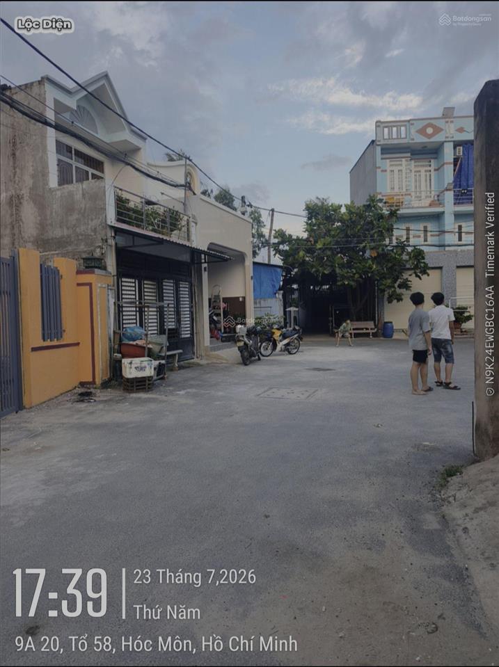 Lô đất ngang 6m ngay chợ hóc môn nở hậu