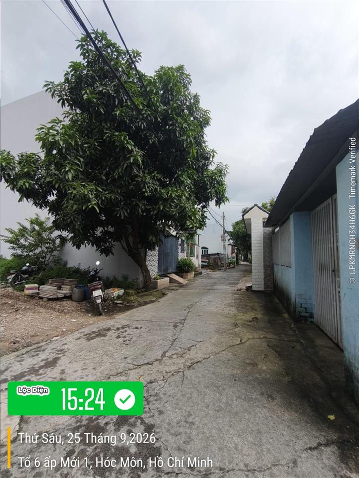 Lô đất tân xuân ngang 9m xây dựng 4 lầu 1 tum