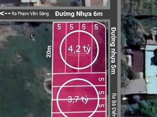 Bán lô đất f0 mặt tiền nhựa xã bà điểm, giá 3.7 tỷ
