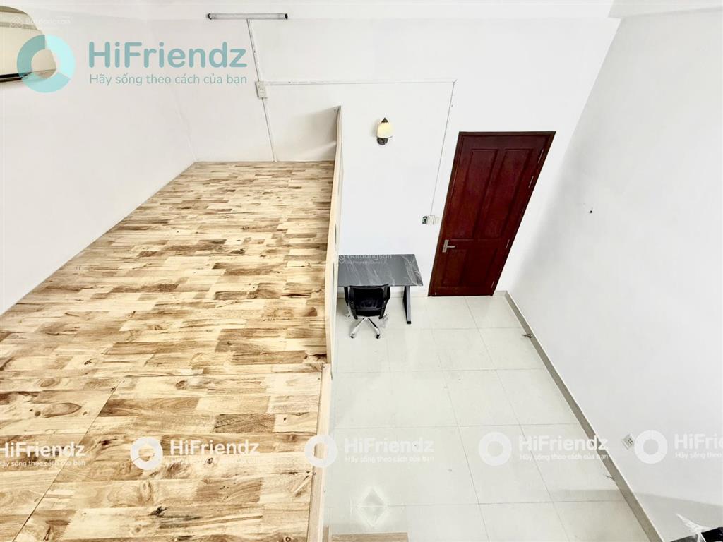 Cho thuê phòng gác full nội thất mới 100%  gác cao đứng được  ngay cv gia định