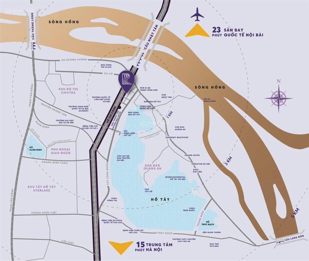 Căn hộ tây hồ  the reflection westlake