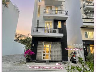 4 tầng 152.5m2, đường nhựa rộng 8m góc nguyễn thị thập  huỳnh tấn phát  quận 7