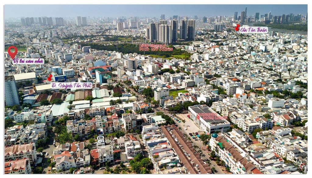 4 tầng 152.5m2, đường nhựa rộng 8m góc nguyễn thị thập  huỳnh tấn phát  quận 7