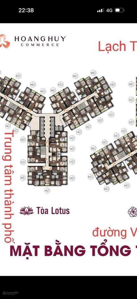 Hoàng huy commerce giá chỉ 45 triệu đồng/m2