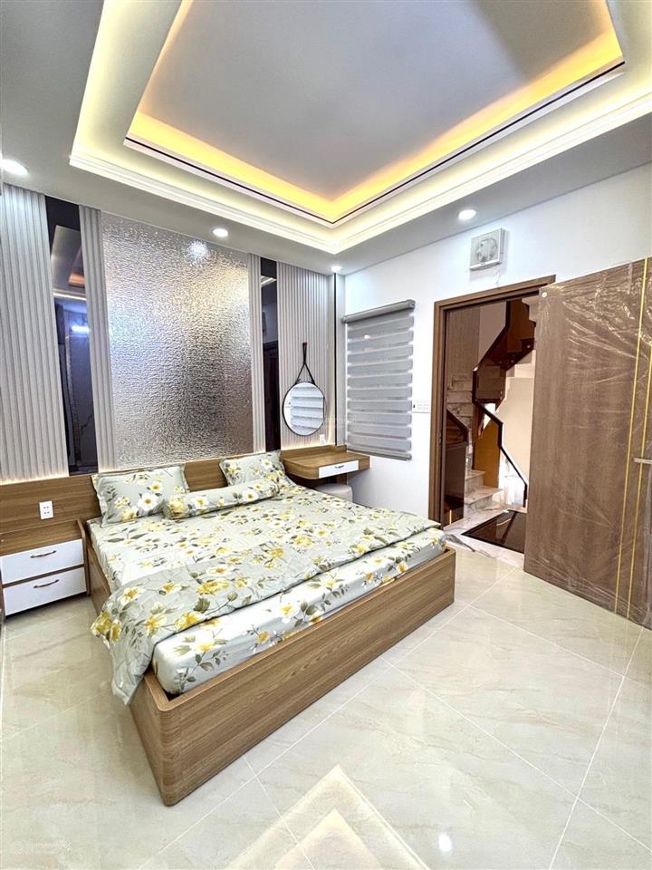 Hạ giá! nhà 5 tầng thang máy sát lê văn quới, 57m, 5pn, 280m sàn, full nội thất, 9.4 tỷ tl