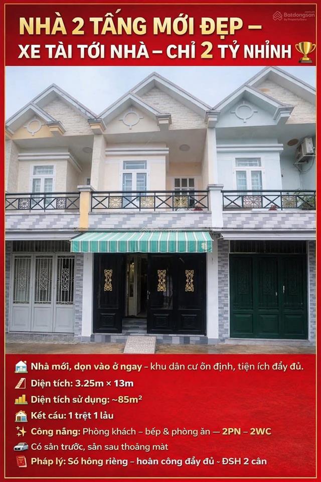 Bán nhà sổ hồng riêng đã xây dựng thành 2 căn đường đẹp hẻm đẹp