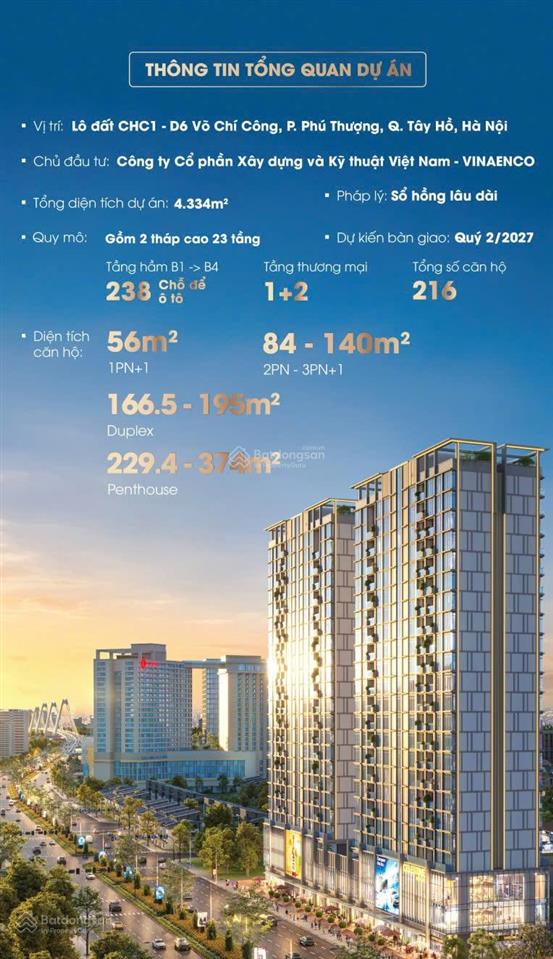 Quỹ căn 2pn giá tốt nhất view hồ tây cơ hội cuối trước khi tăng giá của dự án celestine westlake