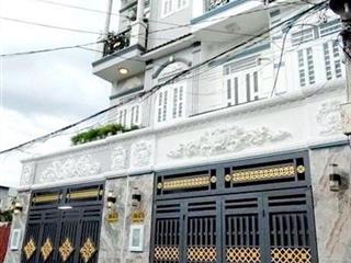Bán nhà mới 3 tầng  xe hơi đỗ cửa  50m2  sát pmh  200m ra mặt tiền huỳnh tấn phát  chỉ 5,5 tỷ