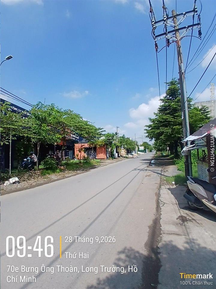 Bán lô đất full thổ cư đường bưng ông thoàn, phú hữu, q9. dt 50m2 (5m x 10m)  shr  chỉ 3.15 tỷ
