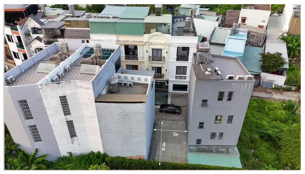Thửa đất 5x10,1 (50,7m2) hẻm xe hơi huỳnh tấn phát q.7, giá 5,6 tỷ (101 triệu/m2)