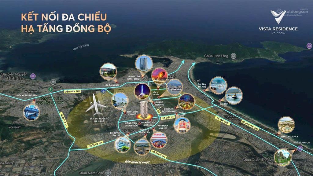 Căn hộ đã bàn giao, cách đà nẵng downtown 1km siêu phẩm căn hộ nội thất liền tường  sổ đỏ lâu dài