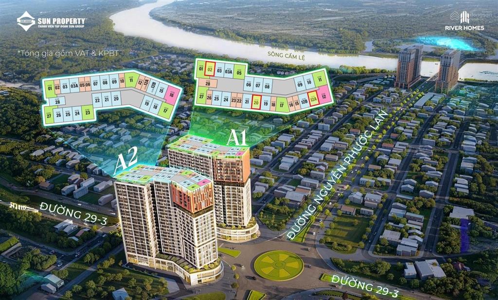 Siêu hot! bán căn hộ cora tower 1pn 52,5m2 2,4 tỷ  mt đường 29/3, q. cẩm lệ