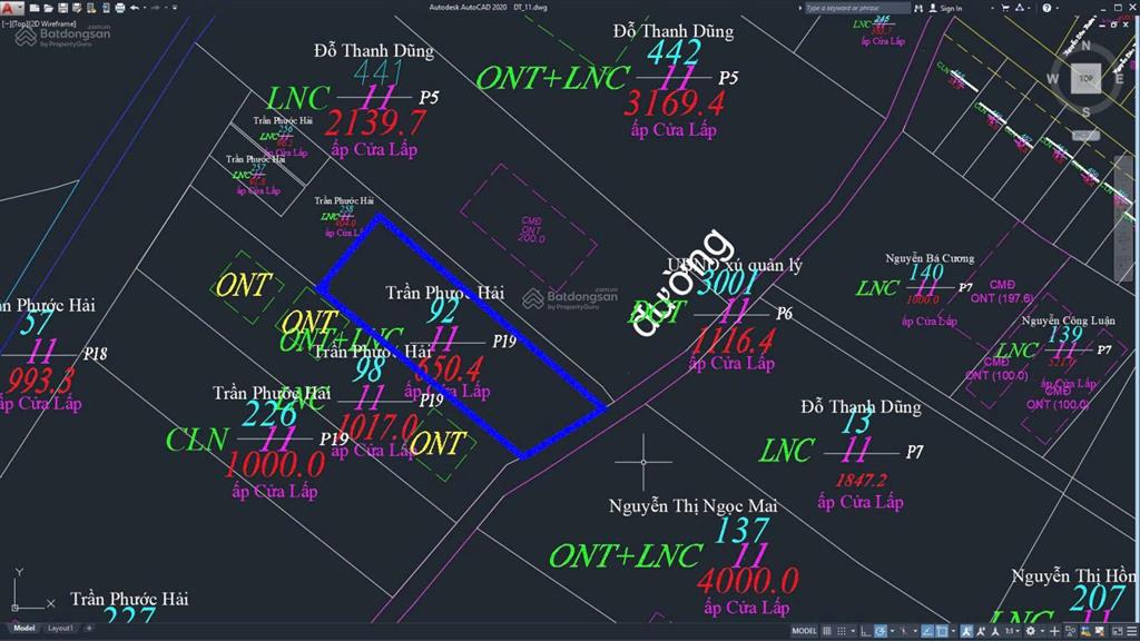 Cần bán lô 650m2 hoa hậu cửa lấp khu phố tây giá tốt