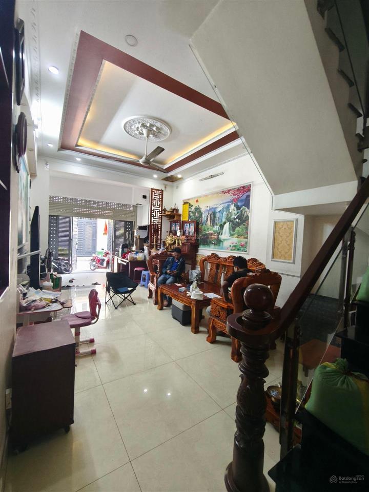 Bán nhà 4 tầng thạnh xuân 33 q12, 5pn, xe hơi ngủ trong nhà, 65m2, giá 5,8 tỷ