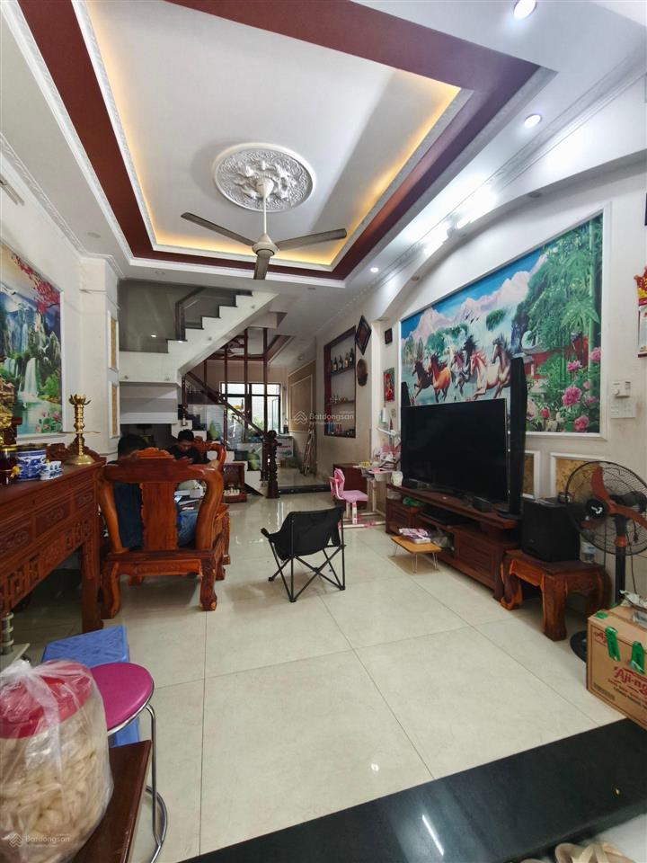 Bán nhà 4 tầng thạnh xuân 33 q12, 5pn, xe hơi ngủ trong nhà, 65m2, giá 5,8 tỷ