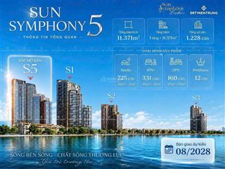 Chính thức nhận booking sun symphony 5  tâm điểm đầu tư bên sông hàn