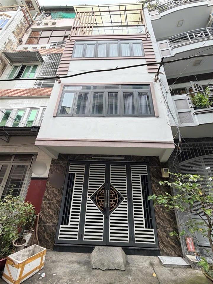 Bán nhà hoàng diệu quận 4  hẻm ôtô  4 tầng  44m2  chỉ 6 tỷ nhỉnh bề ngang 4m  khu dân trí cao