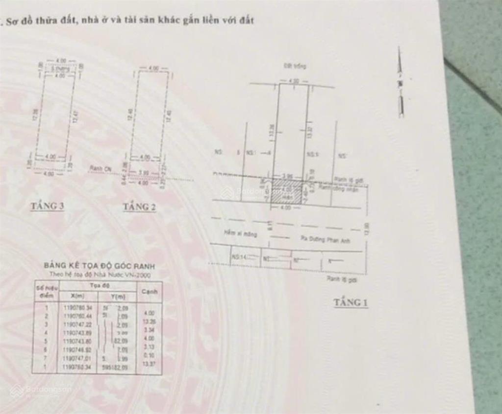 Nhà phan anh, gần đầm sen q11 3 tầng 4 x 16.5m chỉ 6t nhỉnh.