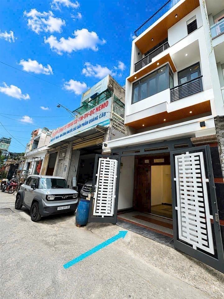Nhà 4 tầng xây mới  hẻm nhựa 6m gần aeon mall tân phú  chỉ 4t nhỉnh