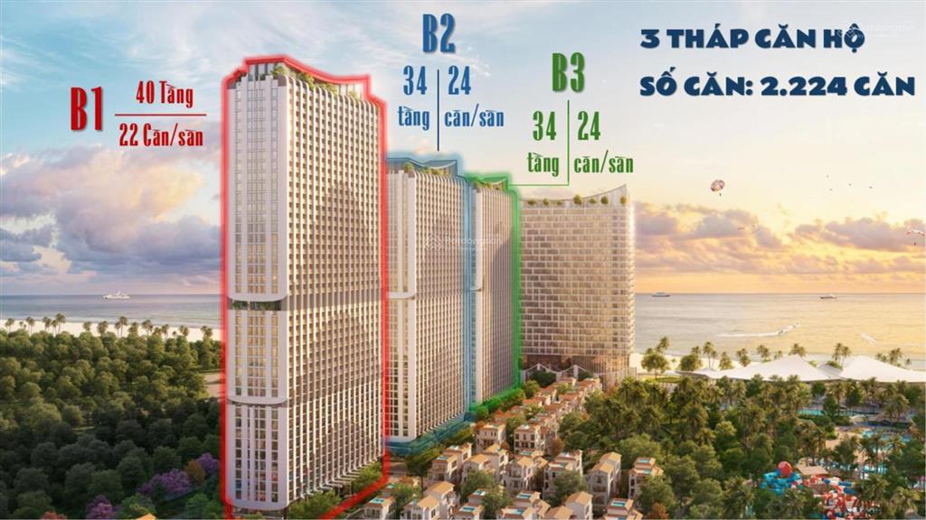 Căn hộ biển kinh doanh nghỉ dưỡng bên cạnh bờ biển đông vũng tàu