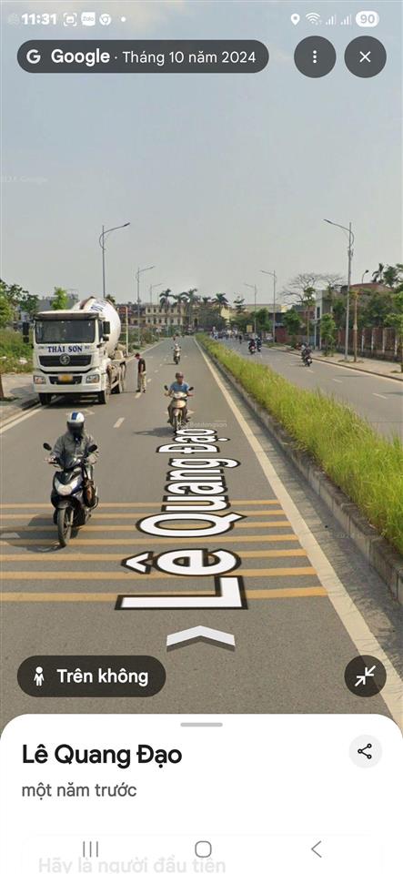 Chính chủ bán đất mặt đường lê quang đạo (đường văn cao kéo dài). view hồ an biên