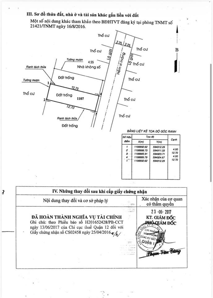 Ahvrt đất hxh đông hưng thuận quận 12, 51m2, chỉ 3.x tỷ, cực hiếm không có lô thứ 2