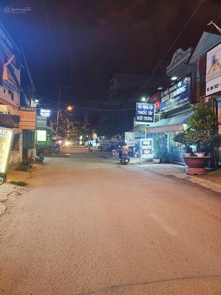 Lô góc mặt tiền thạnh xuân 22, vị trí đẹp, cơ hội đầu tư hiếm, 5.5m x 15m  6.45 tỷ