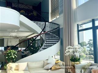 Hot! bán căn skyvilla thông tầng 350m2, 4pn 5vs, view hồ, sổ sẵn cc vinhomes skylake. giá 55 tỷ