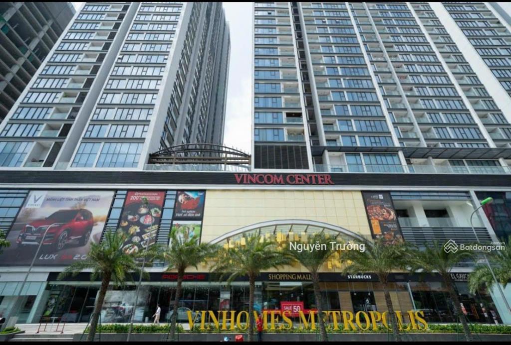 (hàng hiếm) bán căn hộ 106m2, 3pn 2vs, cửa tb, ban công đn. cc vinhomes metropolis. giá 19 tỷ