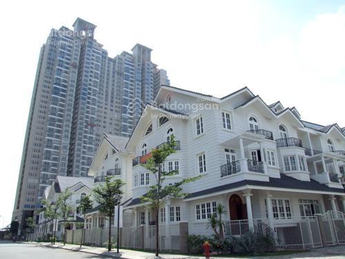 Bán villa mặt tiền đường d8 khu biệt thự saigon pearl  147m², 1 hầm 3 lầu, giá 85 tỷ