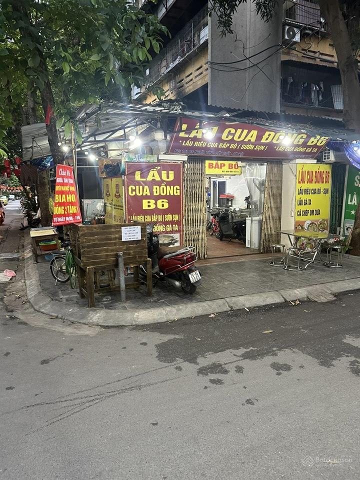 Chính chủ bán nhà tầng 1 nghĩa tân b6 giá 10,2 tỷ, lô góc dt 101m2, mt 20m, kinh doanh tốt