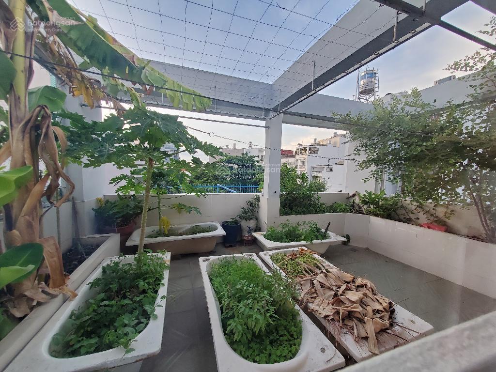 Biệt thự sân vườn mini nguyễn trung trực p5 bình thạnh  4 tầng btct  ngang gần 6m 3 pn 7.7 tỷ