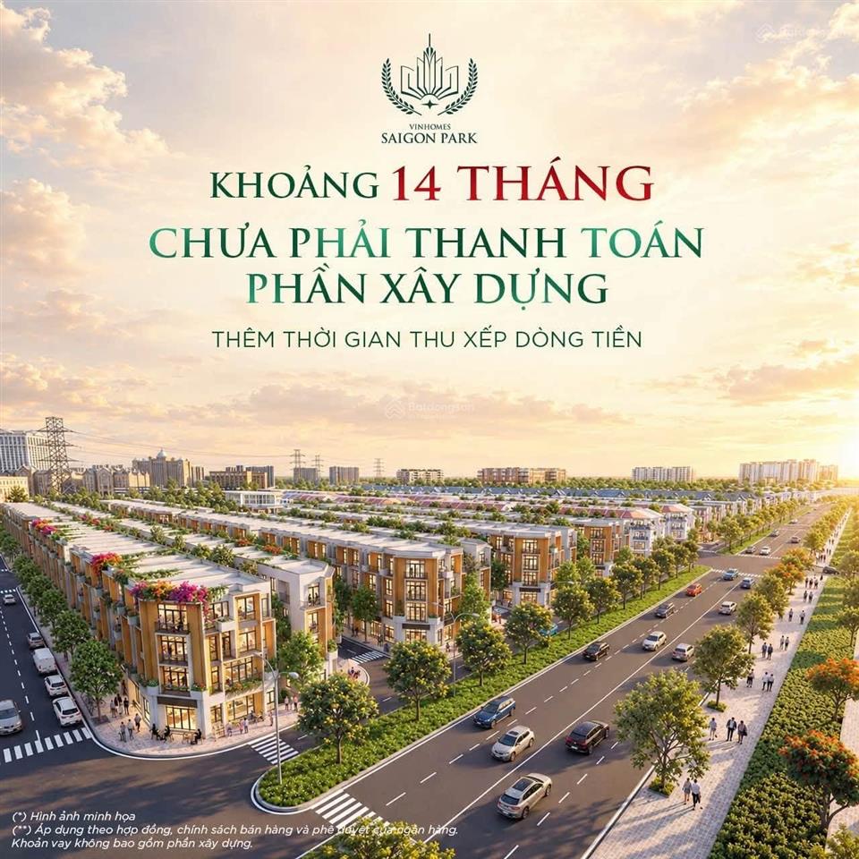 Vinhomes sài gòn park  3 ưu điểm hấp dẫn  an cư, chủ động vốn!