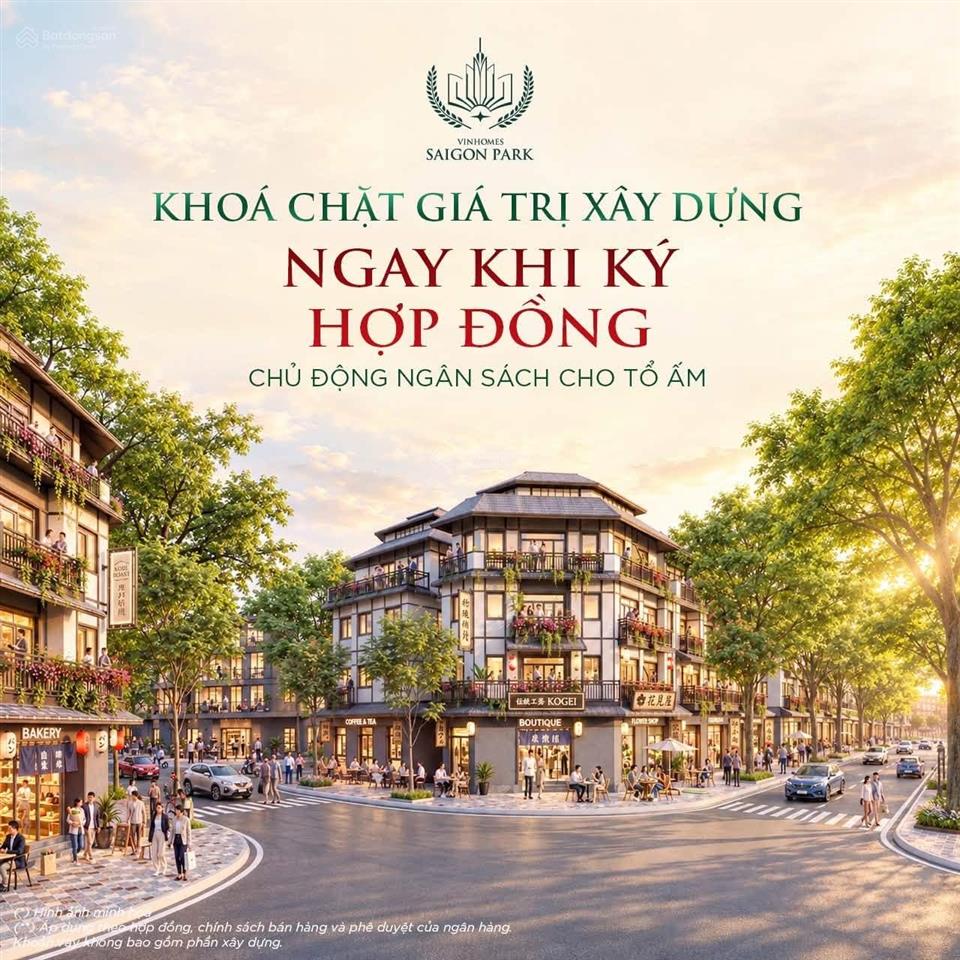 Vinhomes sài gòn park  3 ưu điểm hấp dẫn  an cư, chủ động vốn!