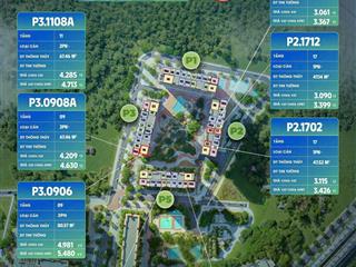 Bán cc đẹp tại vinhomes ocean park 2, 2,8 tỷ, 43m2, 1pn + 1wc, nhiều tiện ích