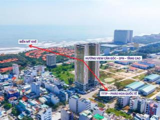 Độc quyền chỉ duy nhất 1 căn hộ view biển mỹ khê + pháo hoa đà nẵng  2pn  75m2  giá cắt lỗ sâu
