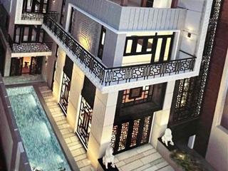 Siêu phẩm biệt thự phố, 305m, 5 tầng( có tầng hầm và thang máy), mặt tiền đường, ngay tđ, tp hcm.