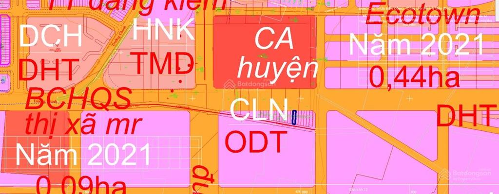 Bán đất mặt tiền đường trường chinh, đối diện công an xã phú mỹ, gần chung cư ecotown