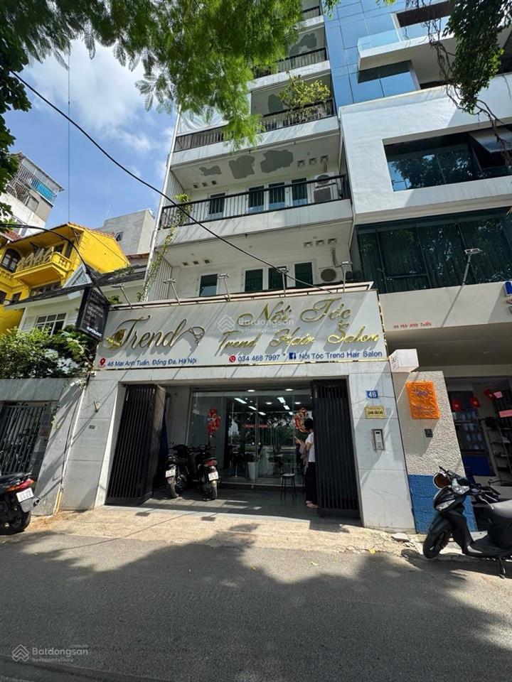 Cho thuê nhà mặt phố 85m², 5t thông sàn, mt 8m, thang máy tại mai anh tuấn, đống đa, giá 50tr/th