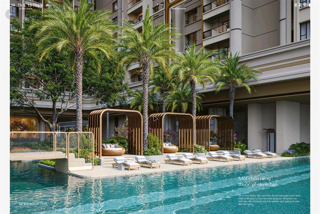 Bán căn le parc place  park city căn 135m2, 3pn (01 slot xe), view công viên, chỉ 14 tỷ