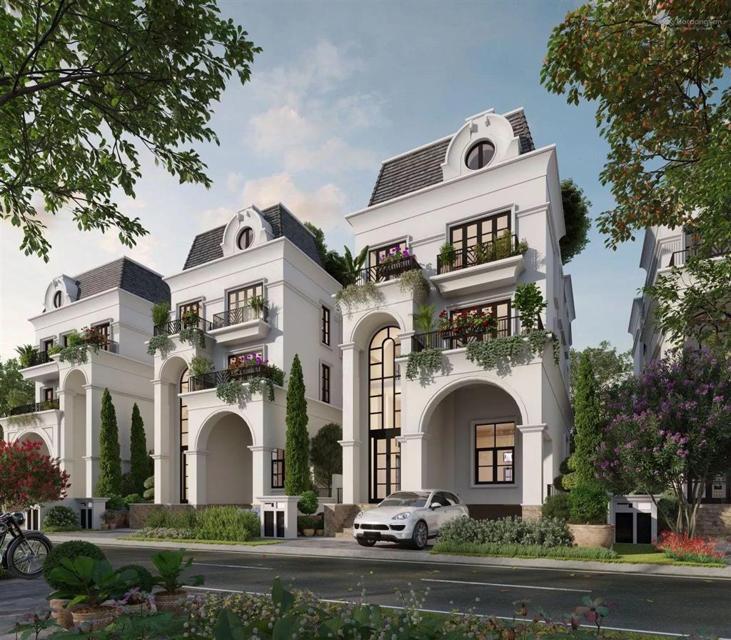 Bán bt đơn lập le jandin  park city 360m2, 4 tầng, 4 mặt thoáng, 6 ngủ +, 1** tỷ