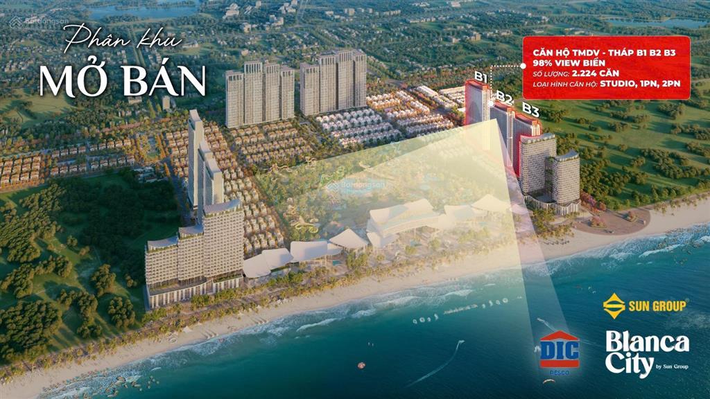 Hàng nổi bật căn hộ tòa dự án blanca city vũng tàu  sun group   0983 076 ***