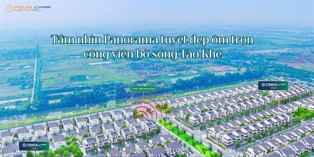 Nổi bật căn biệt thự góc 2mt hướng nam centa riverside 78tr/m2, hưởng full chính sách cđt